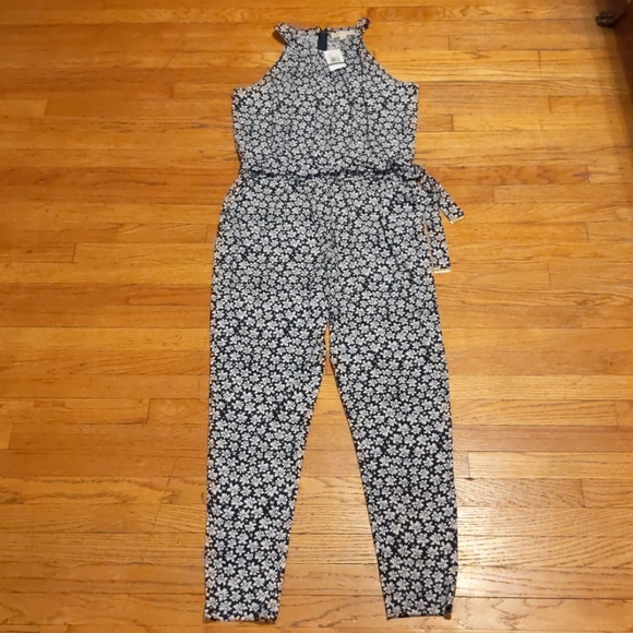 Nwt Michael Kors Floral Jumpsuit 